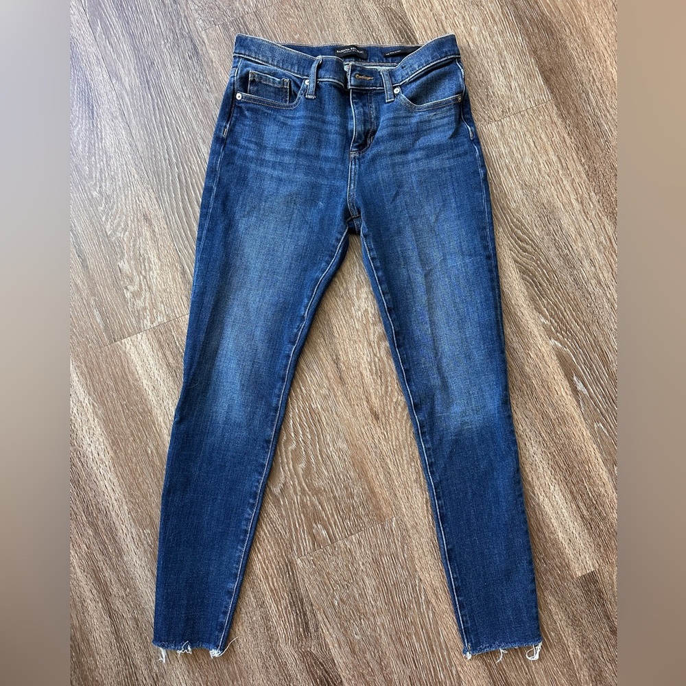 Banana Republic Mid Rise Skinny Jeans